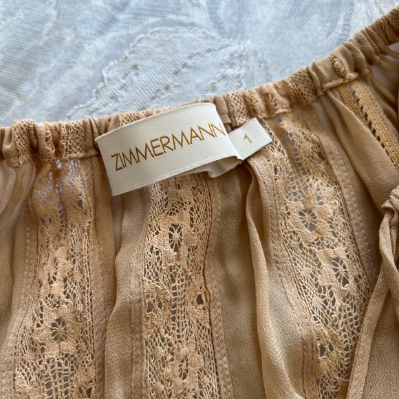 Beautiful Beige Zimmerman Blouse - Picture 4 of 5
